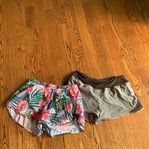 2 athletic medium shorts